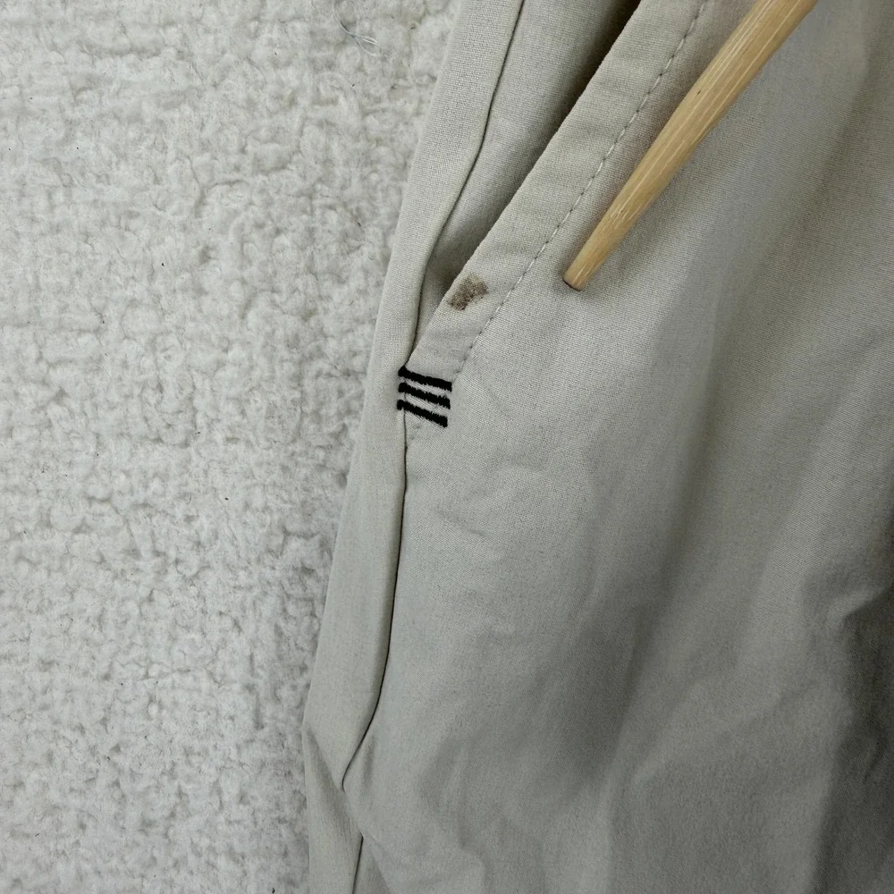 Adidas Golf Pants Mens 32x32 Beige‎ Stretch Flat Front Performance Talc AF1707